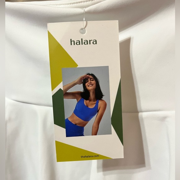 White HALARA tennis skirt with built in shorts. NWT! Never worn. Size Large - Picture 3 of 5